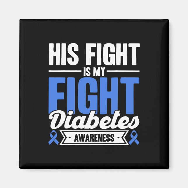 Imán Su lucha es mi lucha contra la diabetes (Frente)