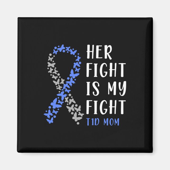 Imán Su lucha es mi lucha contra la mamá T1d - Concienc (Frente)