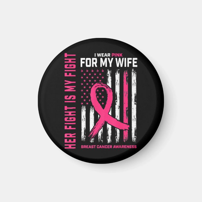 Imán Su Lucha Es Mi Lucha Que Llevo Pechuga De Esposa R (Frente)