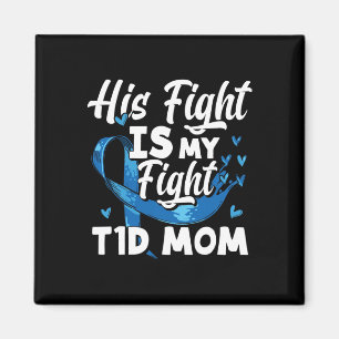 Imán Su lucha es mi lucha T1d Mamá Conciencia de la dia