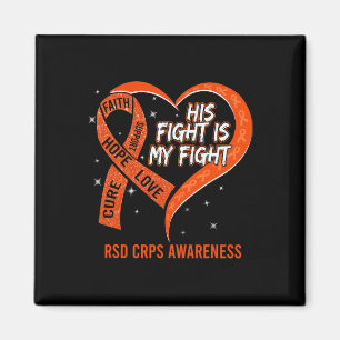 Imán Su Lucha Es Mi Pelea Cinta Corazón Rsd Crps Awaren