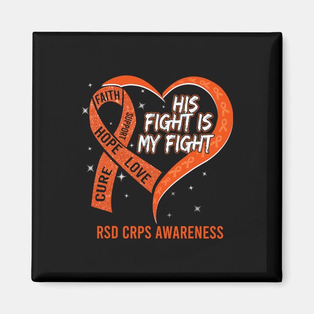 Imán Su Lucha Es Mi Pelea Cinta Corazón Rsd Crps Awaren (Frente)