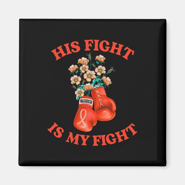 Imán Su Lucha Es Mi Pelea De Boxear El Riñón De Cinta N (Frente)