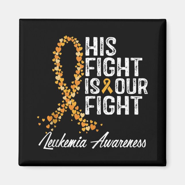 Imán Su Lucha Es Nuestra Conciencia De La Leucemia. (Frente)