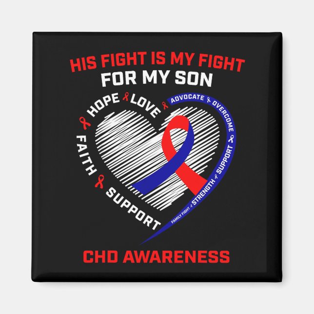 Imán Su lucha hijo con corazón enfermedad gráfica  (Frente)