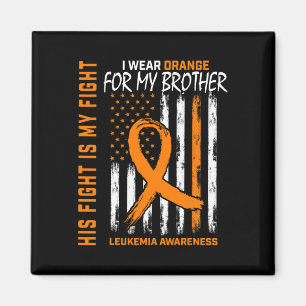 Imán Su lucha lleva el Naranja Hermano Leucemia Cáncer