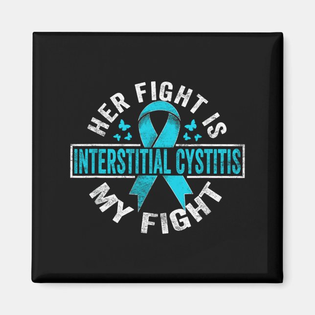 Imán Su lucha mi lucha conciencia de cistitis interstic (Frente)