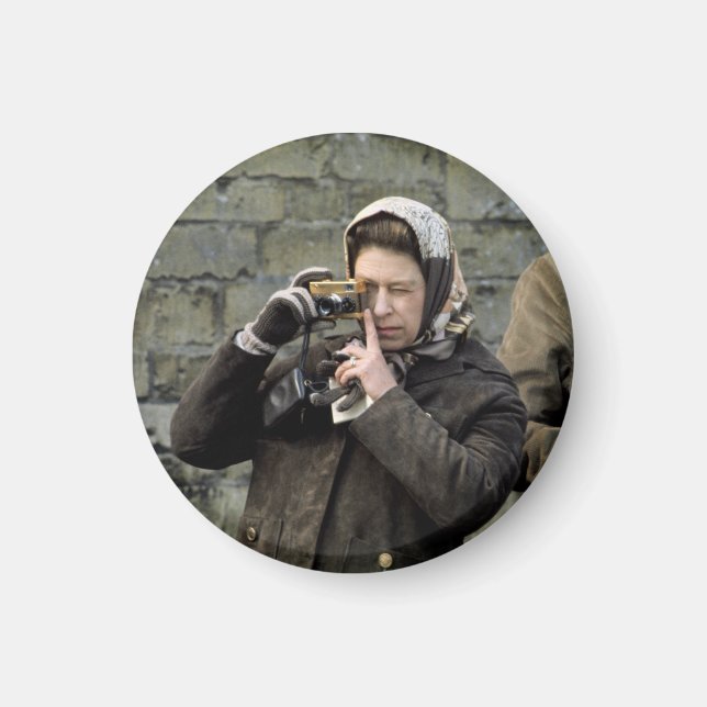 Imán ¡Su Reina Elizabeth, Sonríe! (Frente)