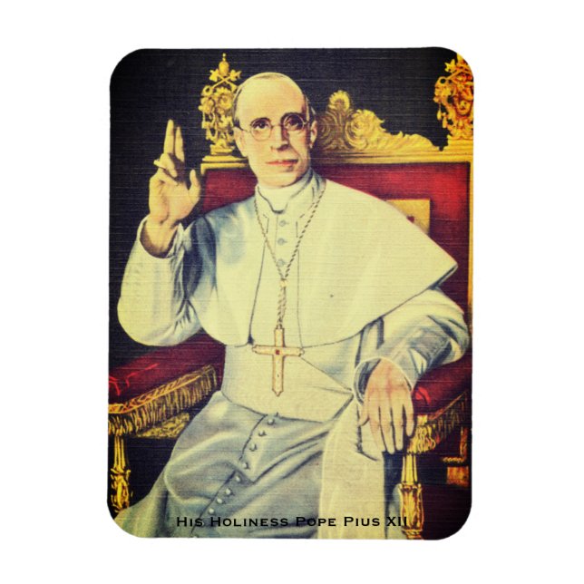 Imán Su Santidad el Papa Pío XII (Vertical)