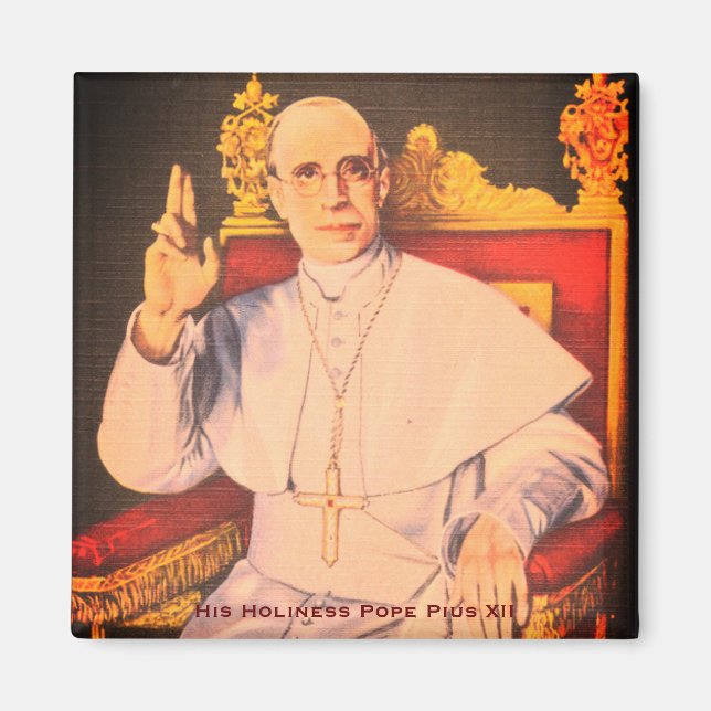 Imán Su Santidad el Papa Pío XII - Iglesia Católica (Frente)