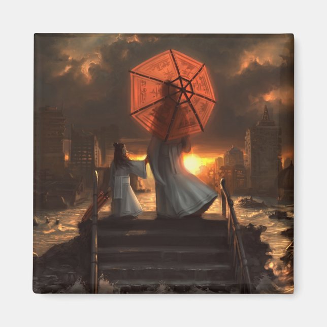 Imán Su Silhouette Silenciosa (Frente)