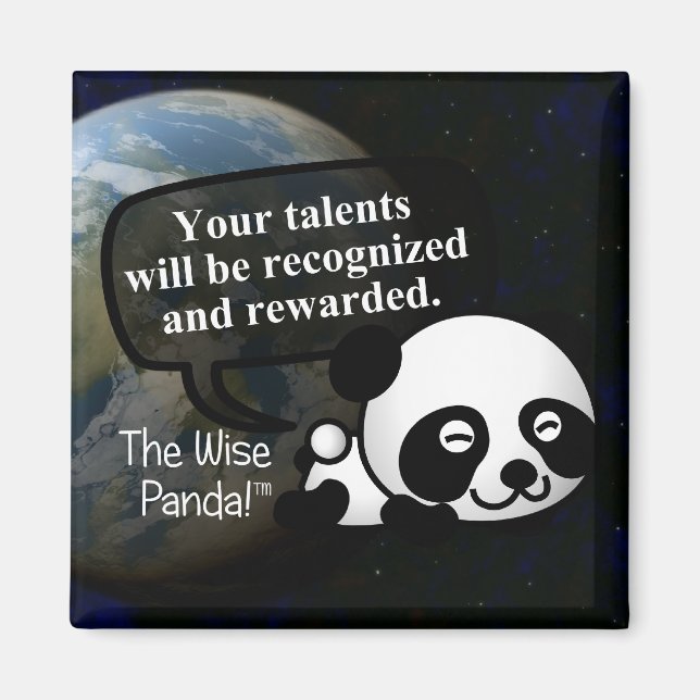 Imán Su talento será reconocido y recompensado (Frente)