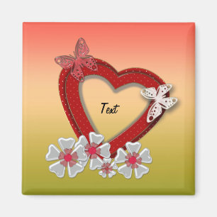 Imán Su texto, etiquetas de regalo, boda