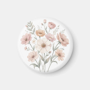 Imán Suave Bouquet de Anémona Aquarela Suavidad