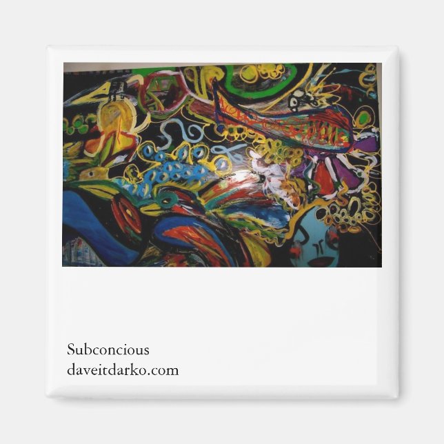 Imán SUBCONCIOSO, Subconciousdaveitdarko.com (Frente)