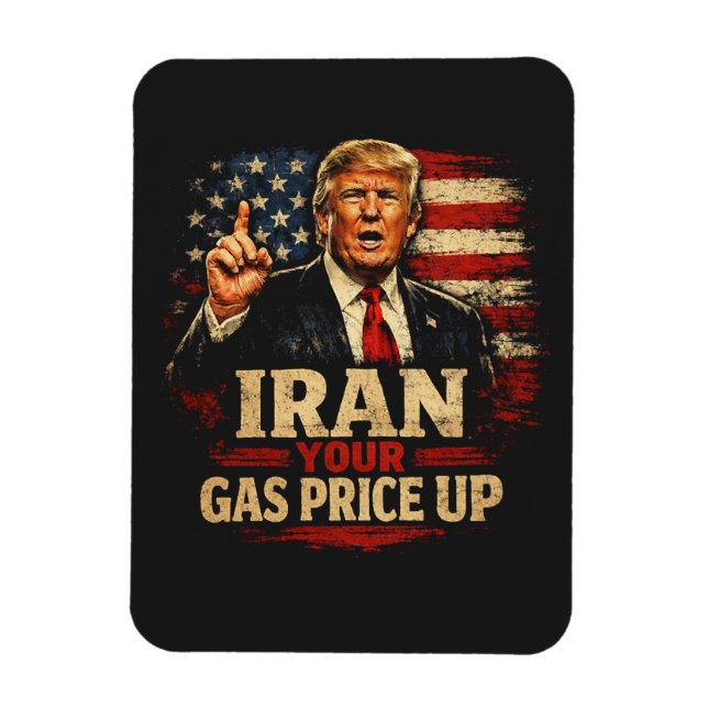 Imán Sube el precio de tu gasolina Irán (Vertical)
