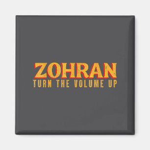 Imán Sube El Volumen Camiseta Zohran Mandami Para Hombr