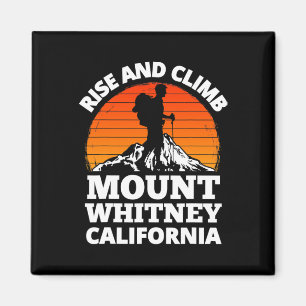 Imán Subir y ascender al monte Whitney California monta