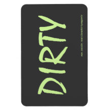 Sucio - Gris oscuro con dirección de sitio web 4x6