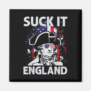 Imán Suck It England Funny 4 De Julio Día Conmemorativo