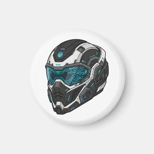 Imán Sudadera con capucha gráfica de piloto de Mecha Cy