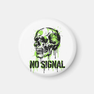 Imán Sudadera con gráfico de calavera de grafiti callej