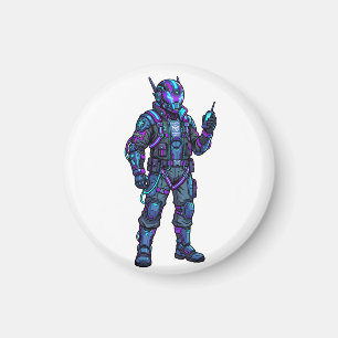 Imán Sudadera con gráfico de Mecha Piloto Cibernético F