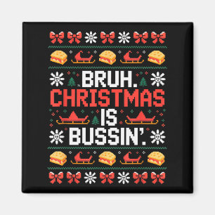 Imán Sudadera divertida Gen Alpha Gen Z jerga Navidad d