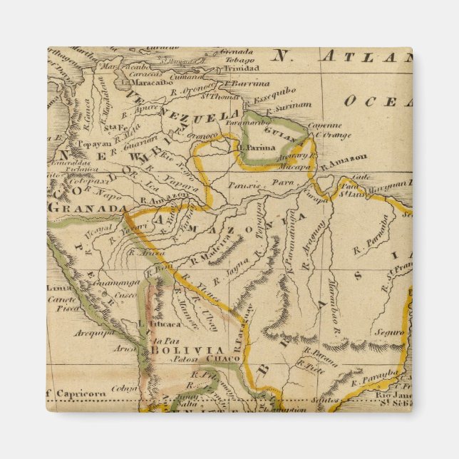 Imán Sudamérica 12 (Frente)