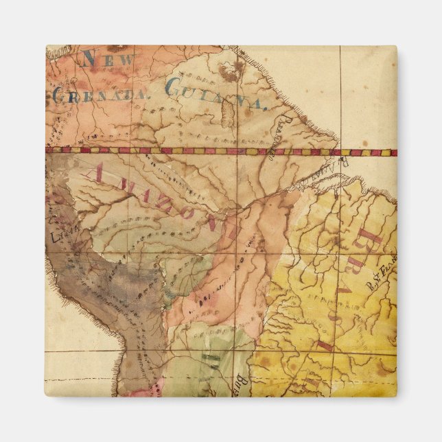 Imán Sudamérica 15 (Frente)