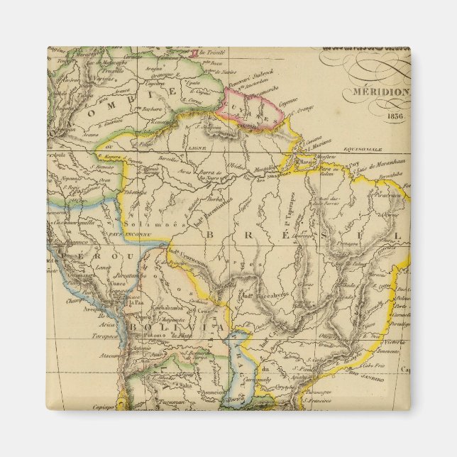 Imán Sudamérica 18 (Frente)