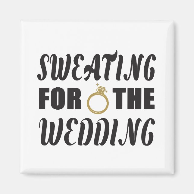 Imán Sudoración para el Boda (Frente)