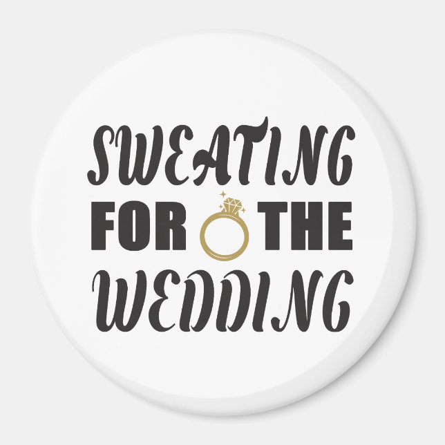 Imán Sudoración para el Boda (Frente)