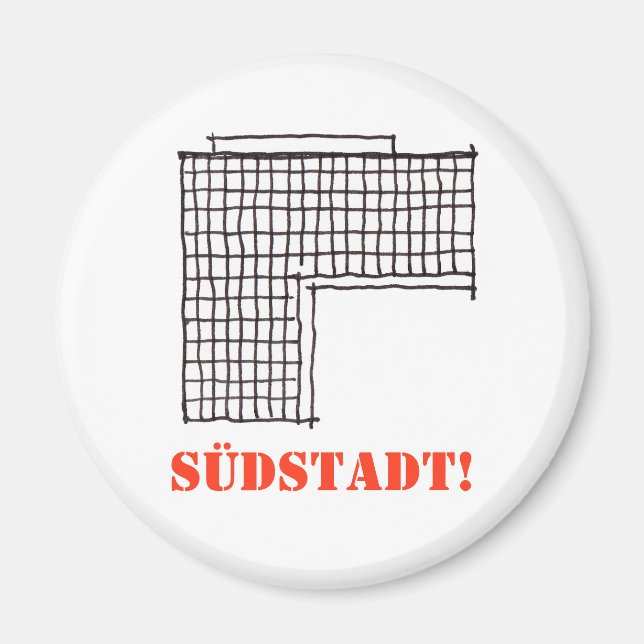 Imán Südstadt colonia: Casa de grúa! (Frente)