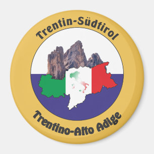 Imán Südtirol - Alto Adige - Italien - Italia Magnete