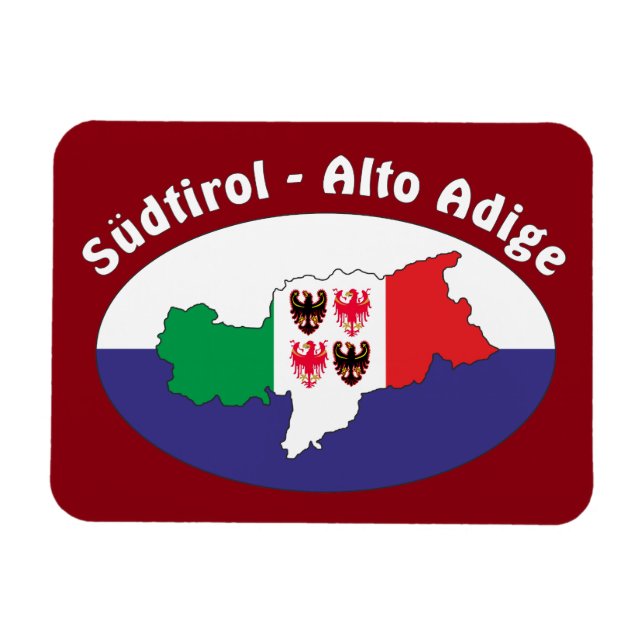 Imán Südtirol - Alto Adige Premium Flexi Magnet (Horizontal)