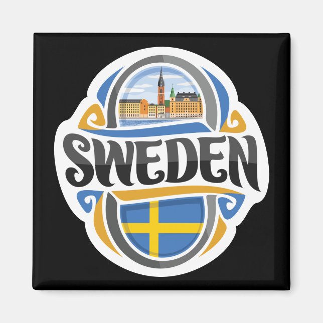 Imán Suecia (Frente)