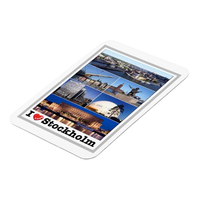 Imán Suecia - Estocolmo - Amo - (Lado Izquierdo)