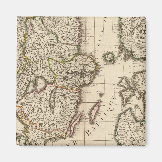 Imán Suecia, Noruega, Europa (Frente)