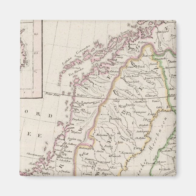 Imán Suecia, Noruega, Islandia (Frente)