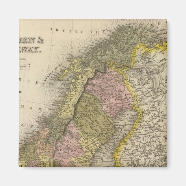 Imán Suecia y Noruega (Frente)