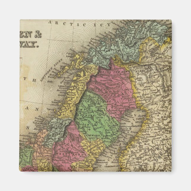 Imán Suecia y Noruega (Frente)