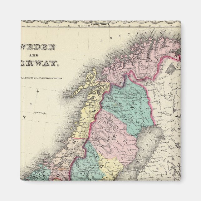 Imán Suecia Y Noruega (Frente)