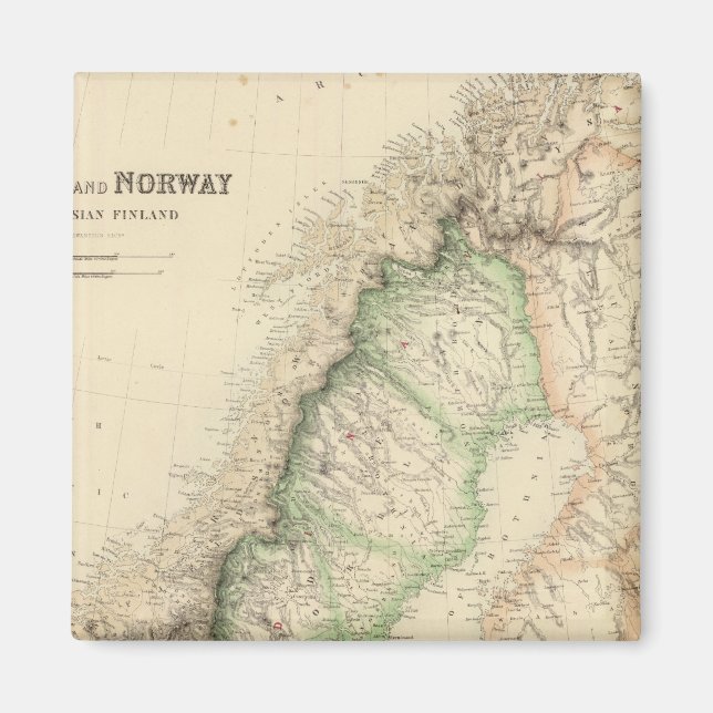 Imán Suecia y Noruega 7 (Frente)