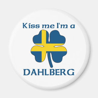 Imán Sueco personalizado me beso soy Dahlberg