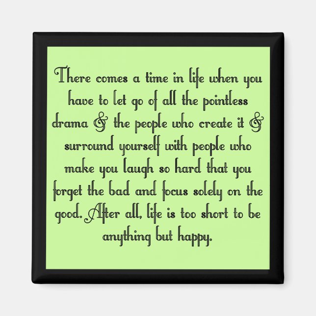 Imán Suelta de drama (Frente)