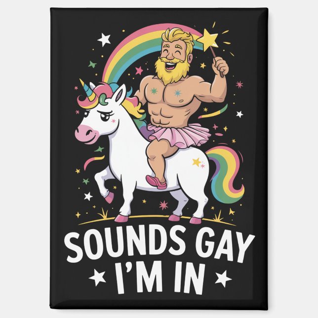 Imán Suena Gay Estoy Dentro  (Anverso)