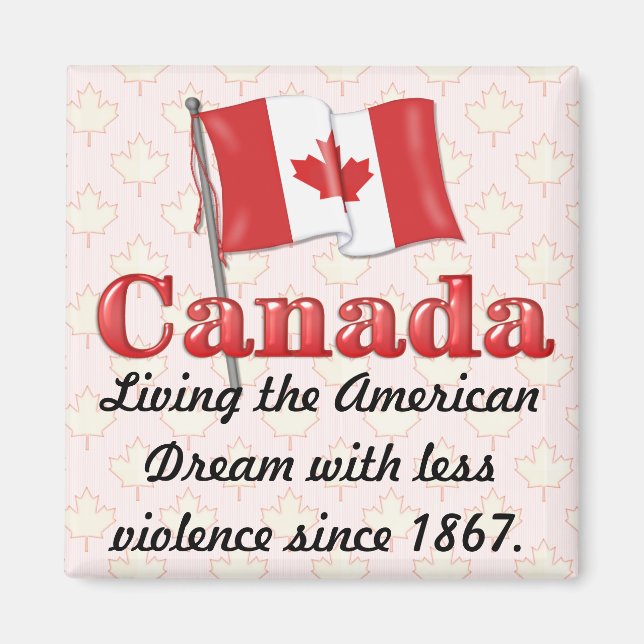 Imán Sueño canadiense (Frente)