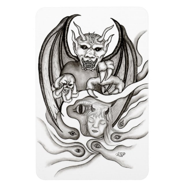 Imán Sueño de medianoche - Devils (Vertical)