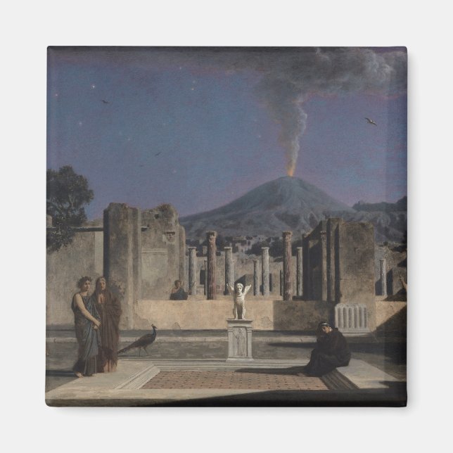Imán Sueño en las ruinas de Pompeya, 1866 (Frente)